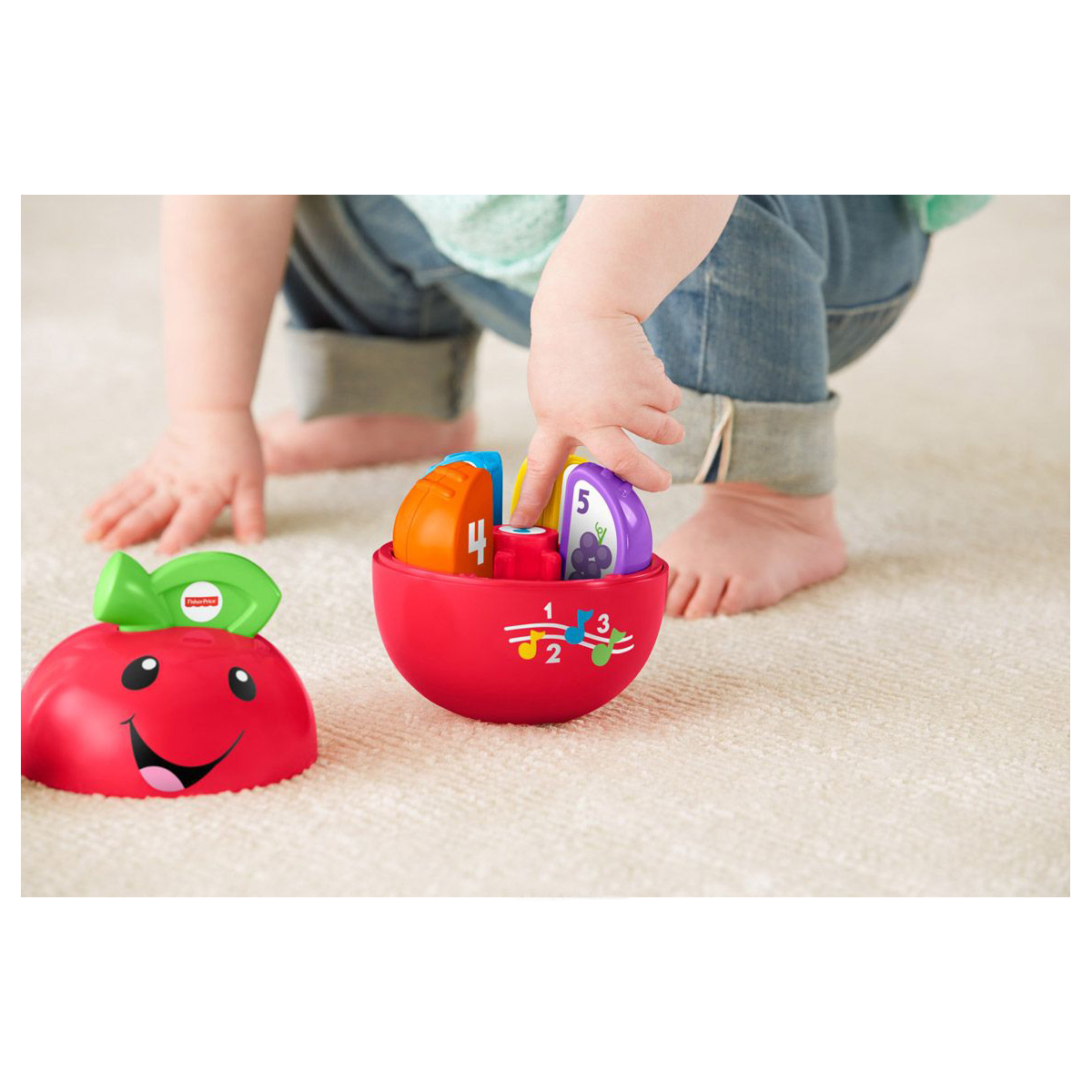 Обучающая игрушка – Яблочко из серии Смейся и учись  